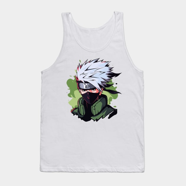 kakashi Tank Top by sample the dragon